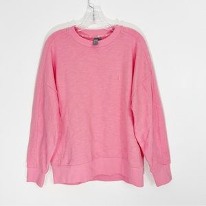 Sweaty Betty Pink Essentials Sweatshirt Size Medium Pullover Athleisure Lounge